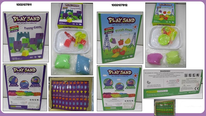 49434 - TOYS - VARIOUS PLAY SANDS & SET TOOLS Europe